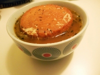 Soupe  l  oignon
