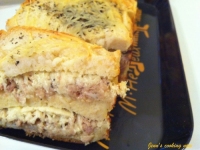 Croque cake au thon o le cake  base de pain de mie