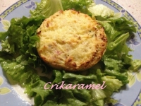 Tartelettes aux pommes de terre souffles et  l  Etorki