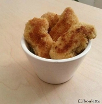 Nuggets de poulet pans au parmesan