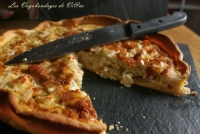 Quiche poulet poire roquefort