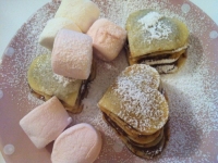 Mini Gteau de crpe au nutella