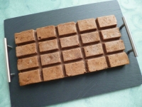 gâteau tablette hyperprotéiné poire coco chocolat noisette aux graines de lin et au psyllium (sans beurre ni sucre)