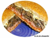 CROQUE MONSIEURS AUX CHAMPIGNONS