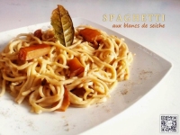 Spaghetti aux blancs de seiche