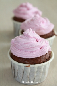 Cupcakes chocolat betterave
