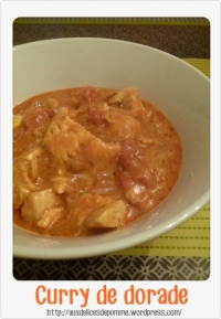 Curry de dorade