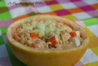 Salade de bl surimi concombre et pamplemousse