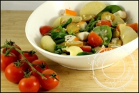 Salade de conchiglie au surimi