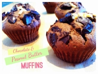 Muffins au chocolat Coeur Peanut Butter