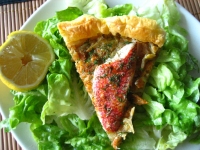 Tarte aux rougets anise et vanille