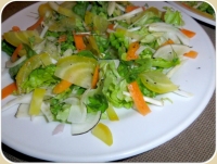 Salade colorée Bio