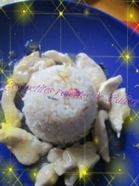 Poulet et sa confiture de cul d  ange