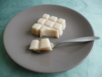 flan tablette diététique érable et noix de coco à l  agar agar et avec Sukrin à seulement 35 calories (sans sucre)