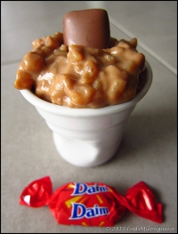 Riz au lait comme un risotto au Daim