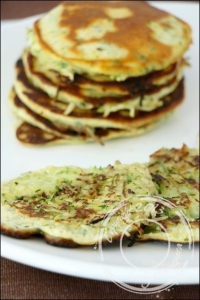 Crpes souffles aux courgettes