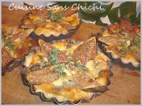 Tartelettes aux figues roquefort et pignons de pin