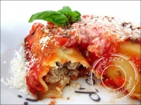 Cannellonis aux saucisses et ricotta