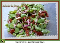 Salade de fèves et côtes d  agneau Vie quotidienne de FLaure