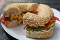Bagels au saumon fum