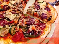 Pizza aux Légumes Chorizo & Pâte Maison