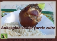 Aubergines rondes farcies Vie quotidienne de FLaure