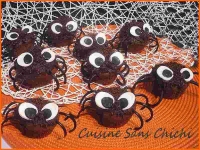 Muffins invasion d  horribles araignées Spéciale Haloween