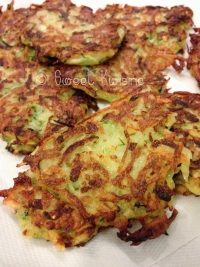 Galettes de pommes de terre aux courgettes