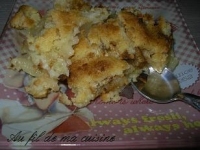Crumble aux pommes