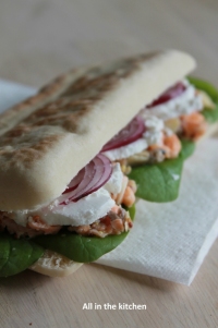 Panini  la truite et au chvre