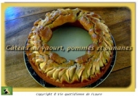 Gâteau au yaourt pommes et bananes Vie quotidienne de FLaure
