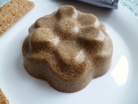 gteau cru dittique au caf et aux biscuits ssame avec psyllium et sucralose pur  80 kcal (sans cuisson et sans oeufs)