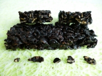 barres dittiques muesli et caroube (sans gluten sans beurre et sans sucre ajouts)