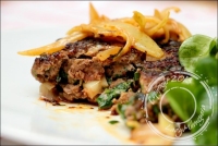 Steak haché aux oignons cumin et paprika de Cyril Lignac