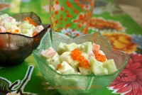 Salade concombre saumon fta