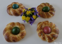 Brioches en nids de Pques