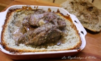 Selle d  agneau en croute de sel