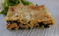 Lasagnes au poulet et aux pinards