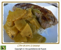 Filet de porc  l  ananas Vie quotidienne de FLaure