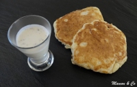 Pancakes sals au jambon fum parmesan et tomates sches