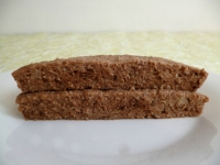 gteau cru moelleux au psyllium avec biscuits chocolat noir et son de bl  140 kcal (dittique riche en fibres sans cuisson)