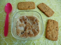 yaourts aux biscuits au chocolat et aux céréales à seulement 95 kcal (diététiques riches en protéines et en fibres)