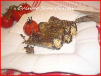 Cannellonis d  aubergines fromages basilic et tomates