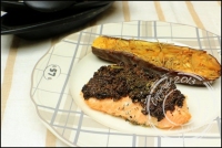 Pavs de saumon aux olives noires