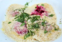 Ravioli  la betterave
