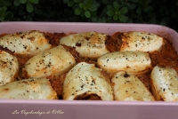 Calamars farcis ( Kalamaria yiemista)