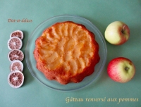 Gteau renvers aux pommes