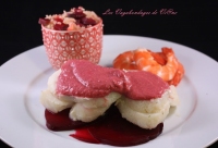 Cabillaud et riz aux betteraves sauce betterave framboises