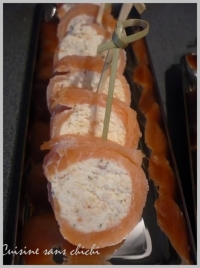 Makis crmeux de saumon