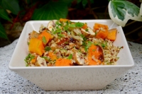 Salade d  automne quinoa potimarron chtaignes